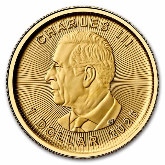 2026 Canada 1/20 oz Gold Maple Leaf BU