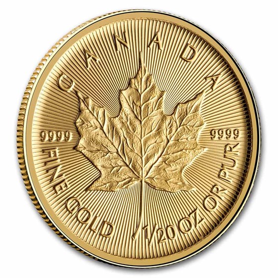 2026 Canada 1/20 oz Gold Maple Leaf BU