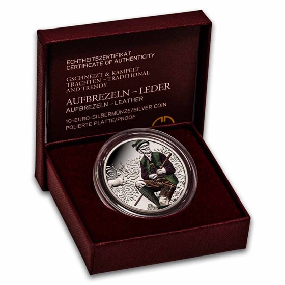 2025 Austria Proof Ag Traditional and Trendy: Leather (Box/COA)