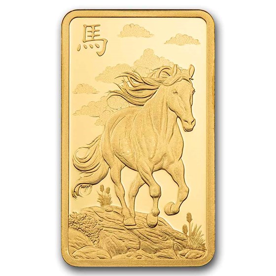 2026 5 gram Gold Bar - PAMP Suisse Year of the Horse (In Assay)