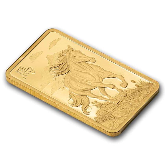 2026 5 gram Gold Bar - PAMP Suisse Year of the Horse (In Assay)