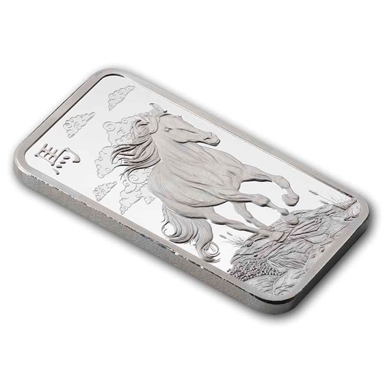 2026 1 oz Silver Bar - PAMP Suisse Year of the Horse (In Assay)