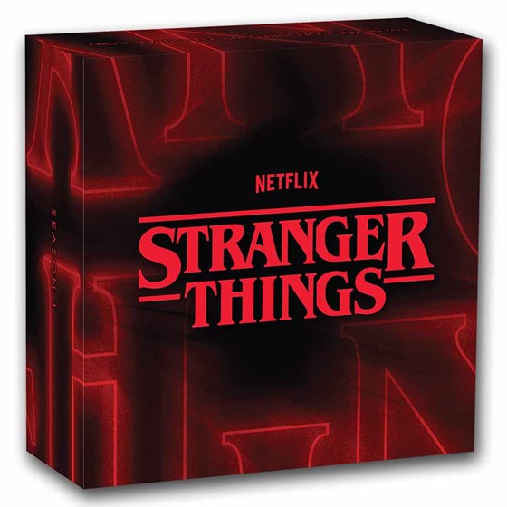 2026 TUV 1 oz Silver Colorized Stranger Things Season 1 Coin Box