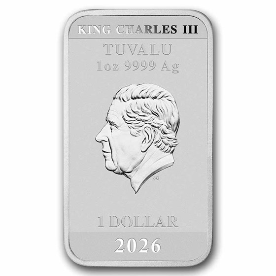 2026 TUV 1 oz Silver Colorized Stranger Things Season 2 Coin Box