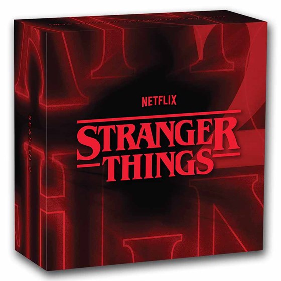 2026 TUV 1 oz Silver Colorized Stranger Things Season 2 Coin Box