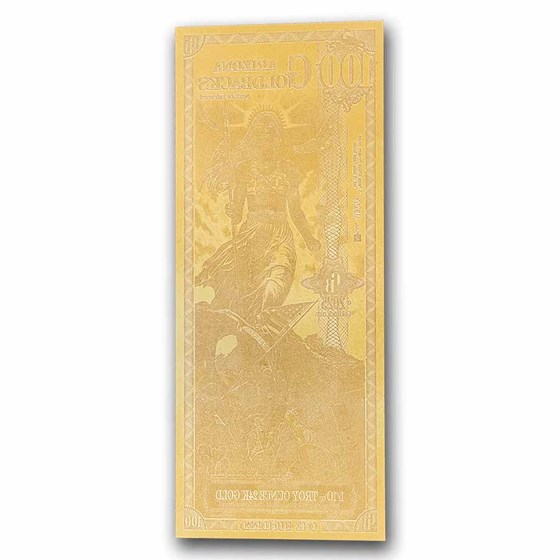 100 Arizona Goldback - Aurum Gold Foil Note (24k)