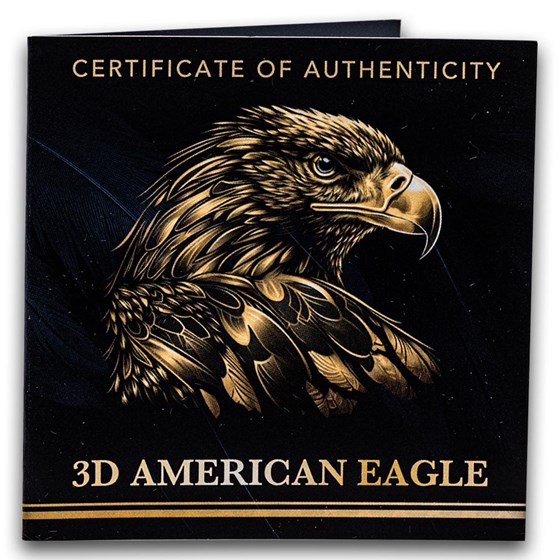 2026 Samoa 3 oz Silver 3D Eagle Shaped Coin (Box &amp; COA)