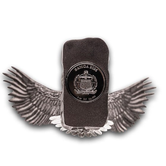 2026 Samoa 3 oz Silver 3D Eagle Shaped Coin (Box &amp; COA)