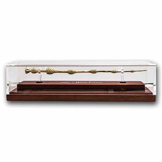 Samoa 3 oz Silver Harry Potter 3D Elder Wand Shaped Coin