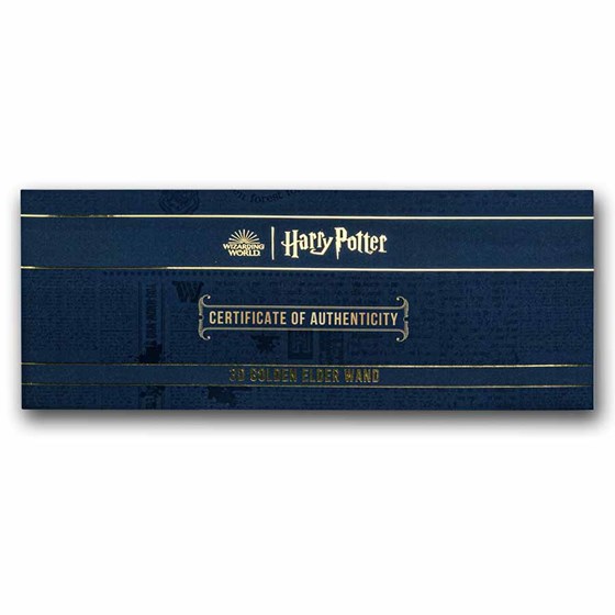 Samoa 3 oz Silver Harry Potter 3D Elder Wand Shaped Coin