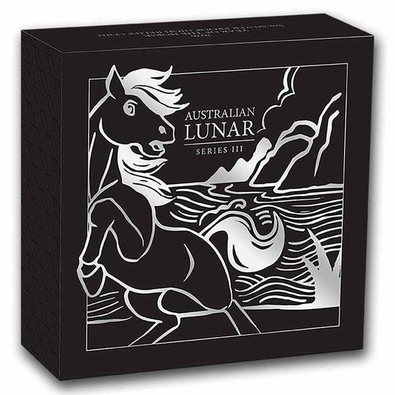 2026 Australia 5 oz Silver Lunar Horse Proof (HR, w/Box &amp; COA)