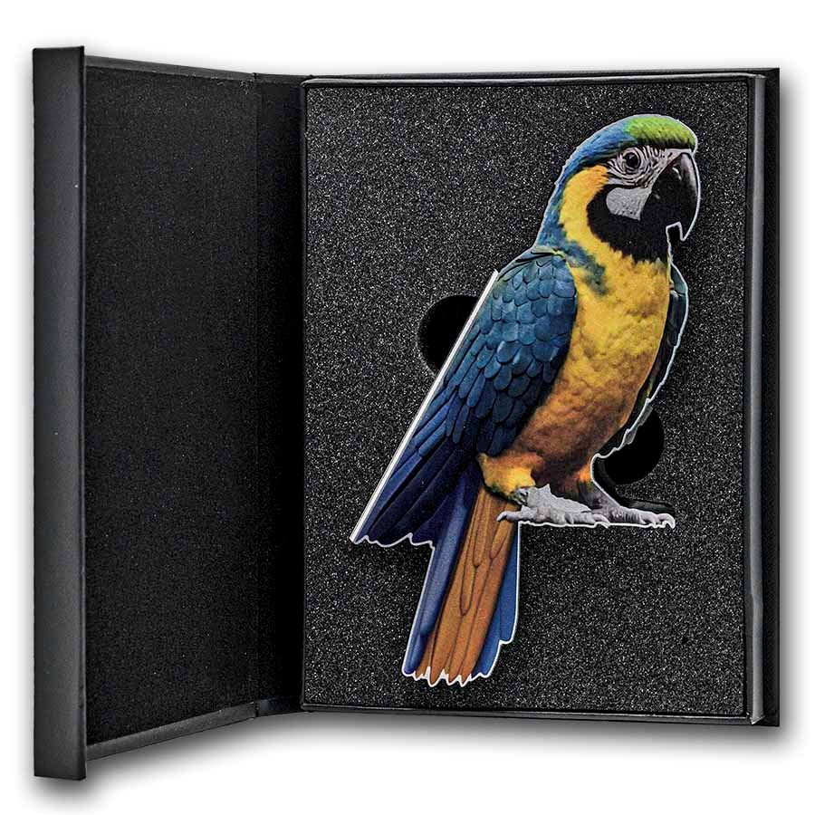 2025 Netherlands 1 oz Proof Silver Parrot Duit (w/ Box/COA)