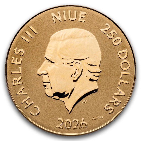 2026 Niue 1 oz Gold Year of the Horse (with Box &amp; COA)
