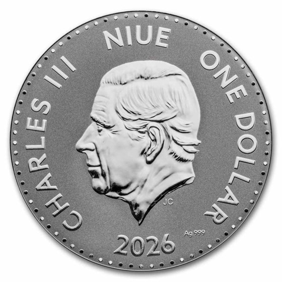 2026 Niue 1/2 oz Silver Year of the Horse (with Box &amp; COA)