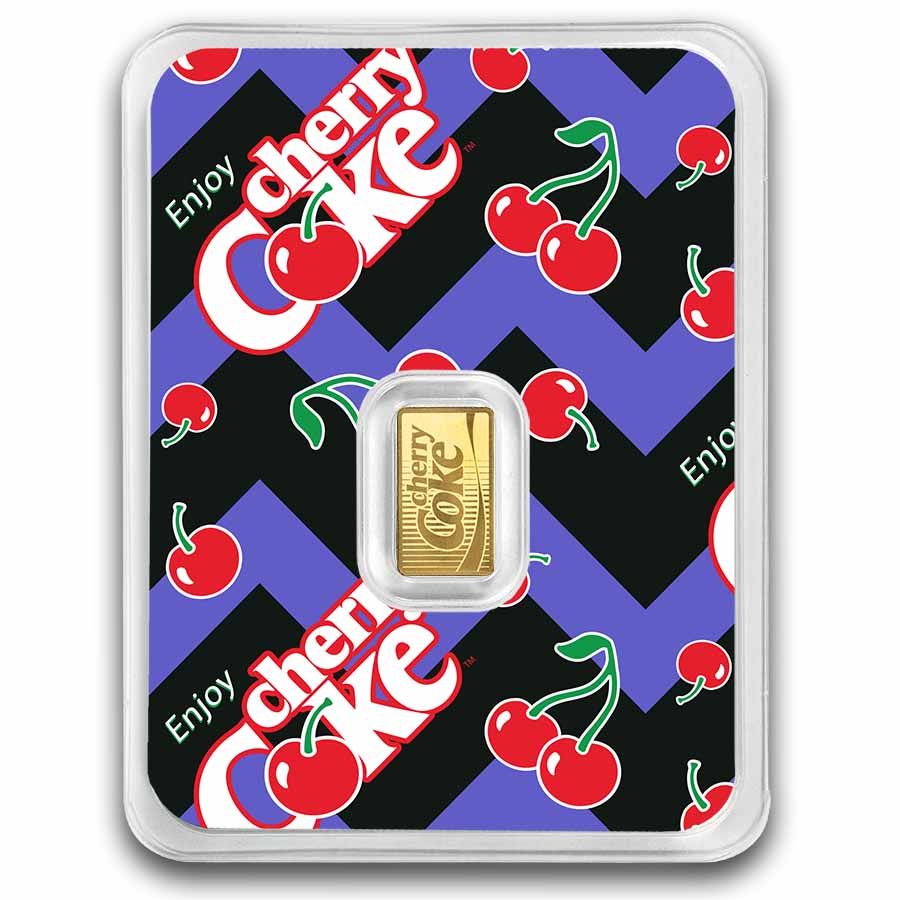 2 gram Gold Bar in TEP - Coca-Cola® Cherry Coke