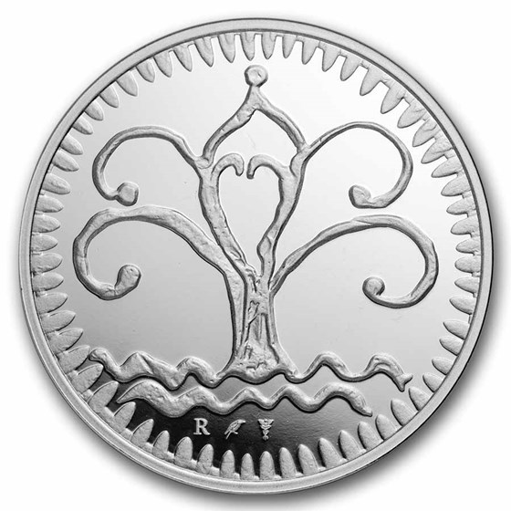 2025 Netherlands 1 oz Silver Parrot Duit Restrike BU