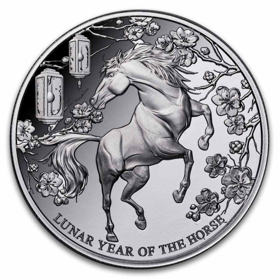 2026 Pitcairn Islands 1 oz Silver Lunar Year of the Horse Proof