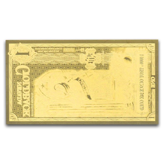 2025 1 Nevada Goldback Aurum Gold Foil Note 24k MS-70 PCGS