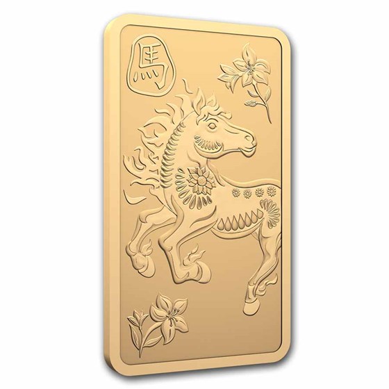 2026 Canada 10g Gold Bar - Lunar Year of the Horse (Premium)