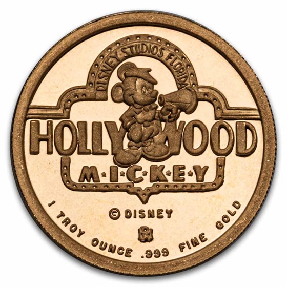 1 oz Gold Round - Hollywood Mickey (4 Piece Proof Set, #34/89)