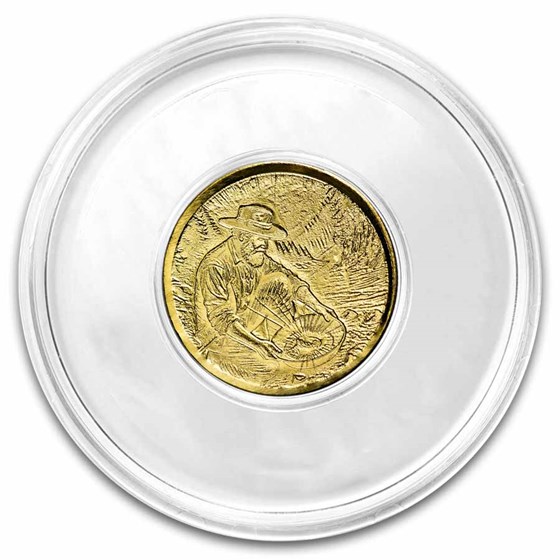 1/100 oz Gold Round: Gold Prospector - MPM