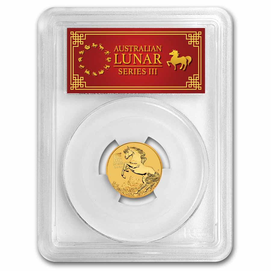 2026 Australia 1/4 oz Gold Lunar Horse MS-70 PCGS (Red Label)