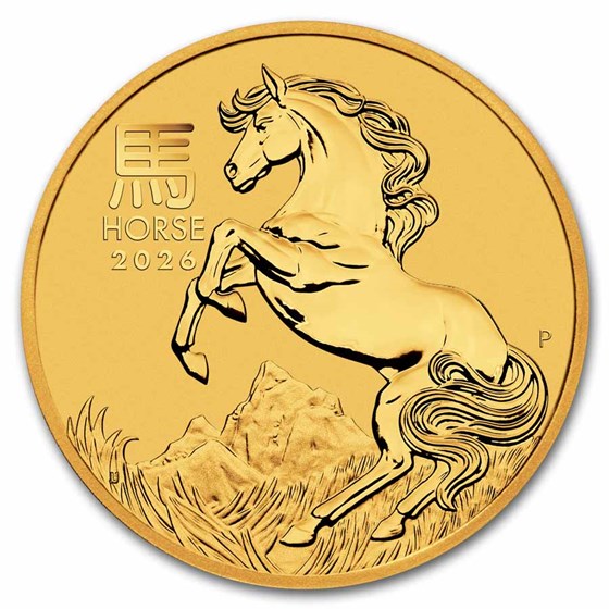 2026 Australia 1/4 oz Gold Lunar Horse MS-70 PCGS (Red Label)