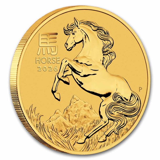 2026 Australia 1/4 oz Gold Lunar Horse MS-70 PCGS (Red Label)