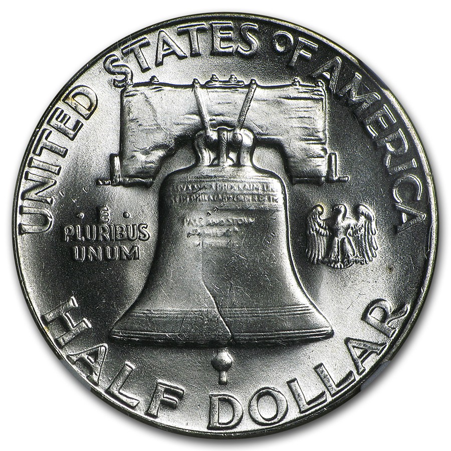 1960 Franklin Half Dollar MS-64 NGC