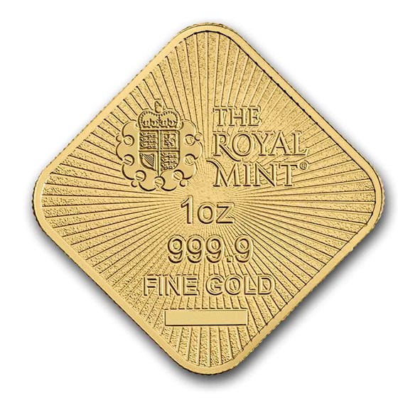 1 oz Gold Bar - The Royal Mint Britannia &amp; Liberty