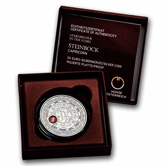 2026 Austria Silver €20 The Stars Series: Capricorn (Box/COA)