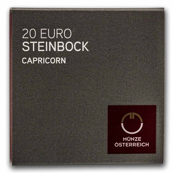 2026 Austria Silver €20 The Stars Series: Capricorn (Box/COA)