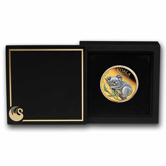 2025 Australia 1 oz Gold Colorized Koala Proof (Box &amp; COA)
