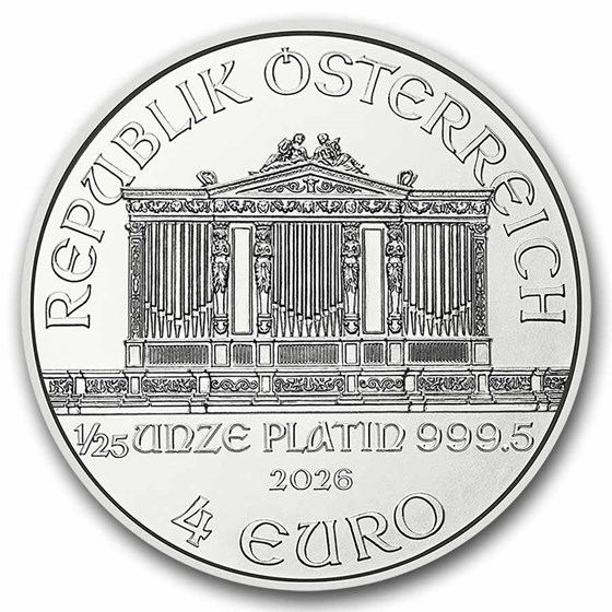 2026 Austria 1/25 oz Platinum Philharmonic BU