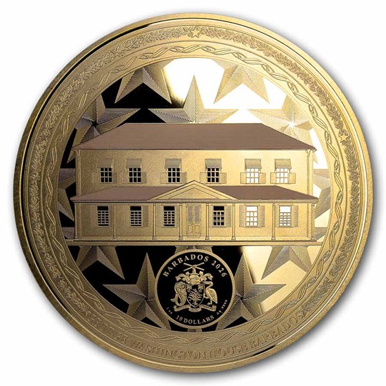 2026 Barbados 1 oz Gold Committee of Five: John Adams