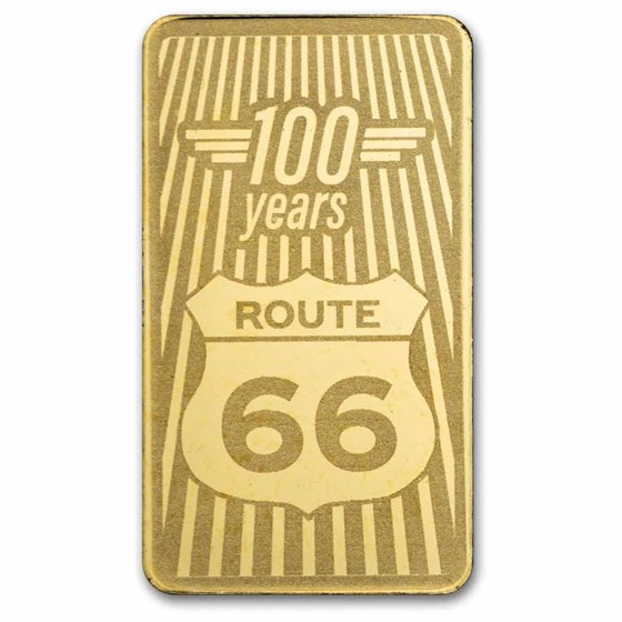 1/2 gram Gold Bar - Route 66 (Arizona TEP)