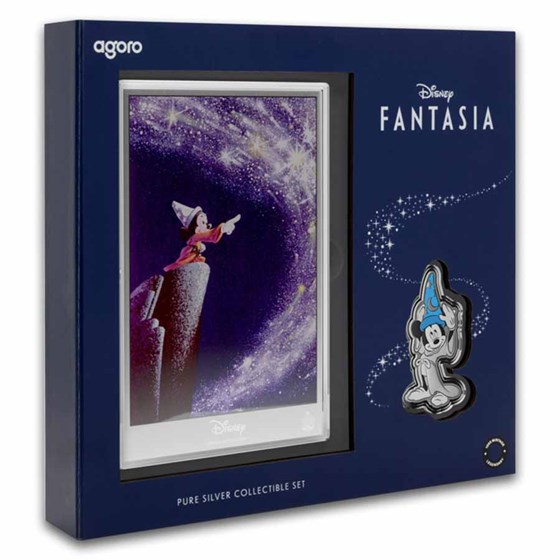 2025 Niue 1 oz + 5g Silver $2 Disney Fantasia Mickey Collectibles