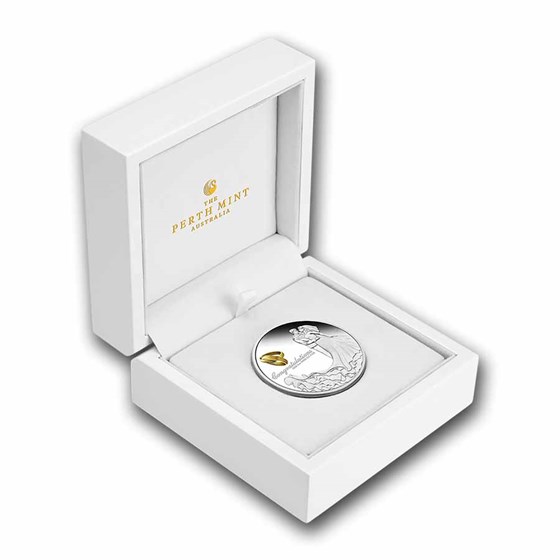 2026 Australia 1 oz Silver Colorized Wedding Proof (Box)