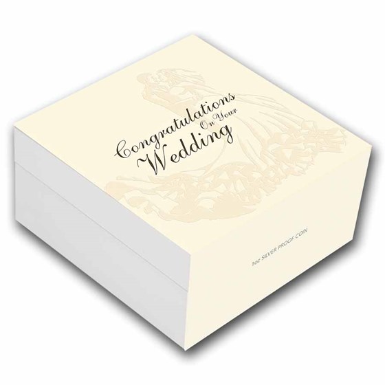 2026 Australia 1 oz Silver Colorized Wedding Proof (Box)