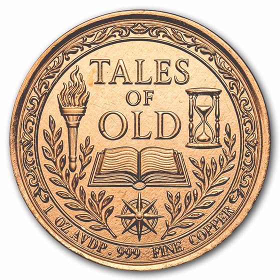 1 oz Copper Round - Tales of Old: A Coin for the Ferryman