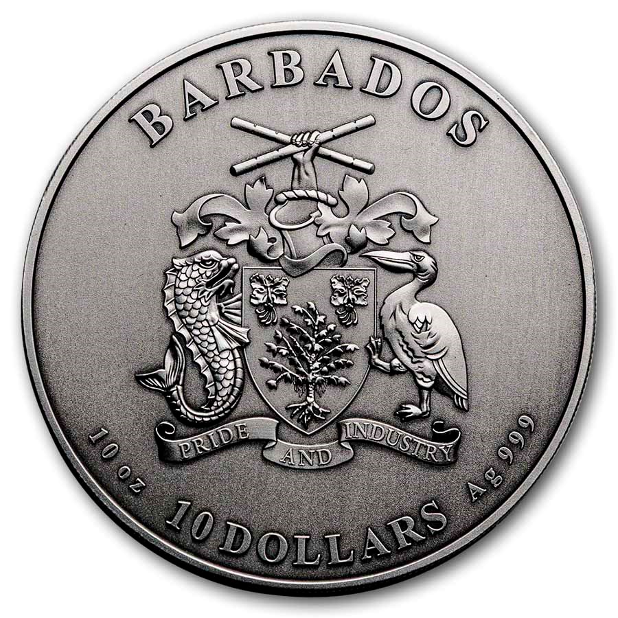 2026 Barbados 10 oz Silver Declaration of Independence