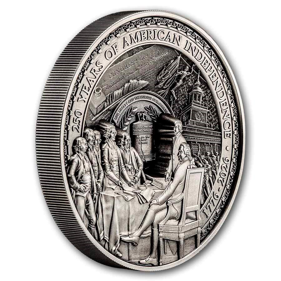 2026 Barbados 10 oz Silver Declaration of Independence