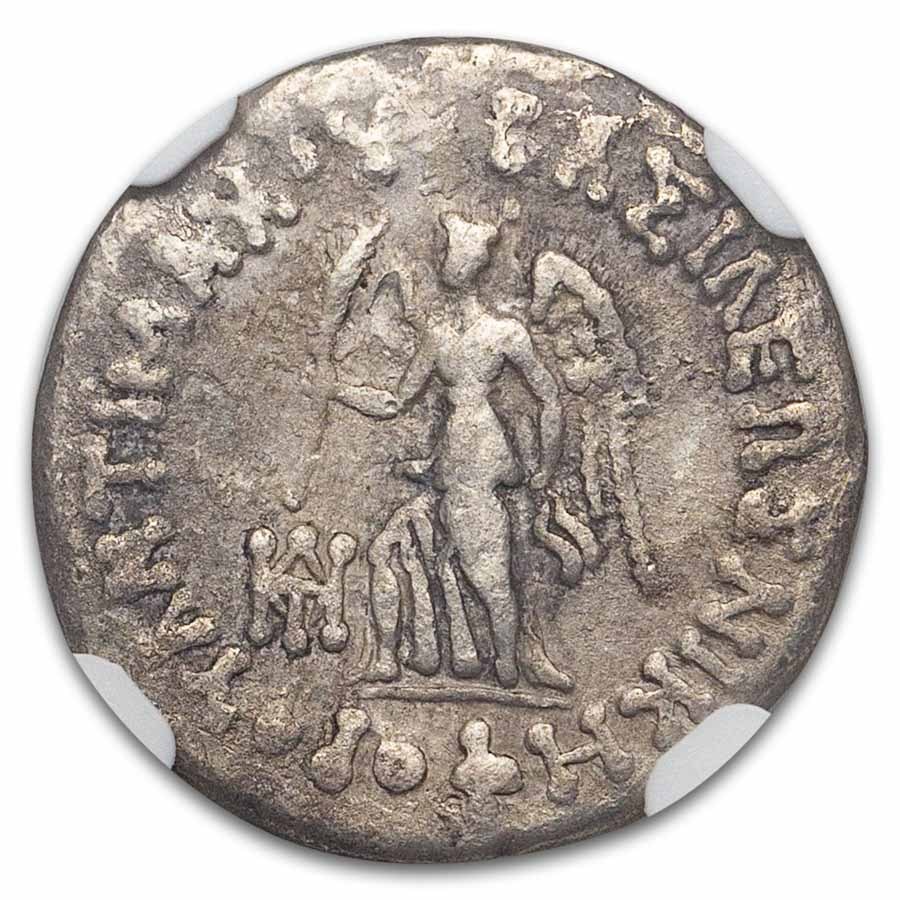 Bactria AR Drachm Antimachus II (174-165 BC) VF NGC (Random Coin)