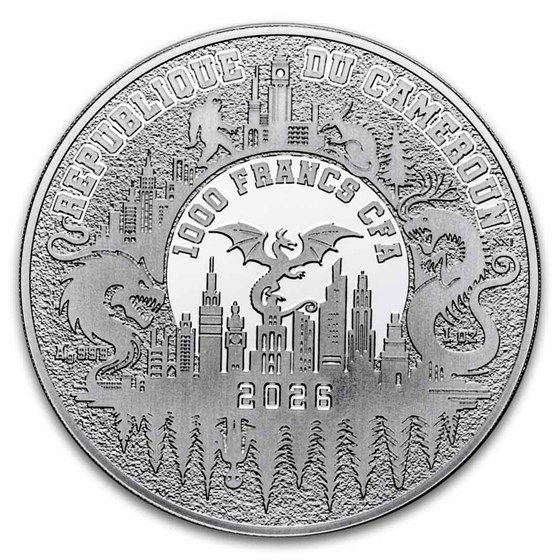 2026 Republic of Cameroon 1 oz Silver Urban Legends: Bloody Mary
