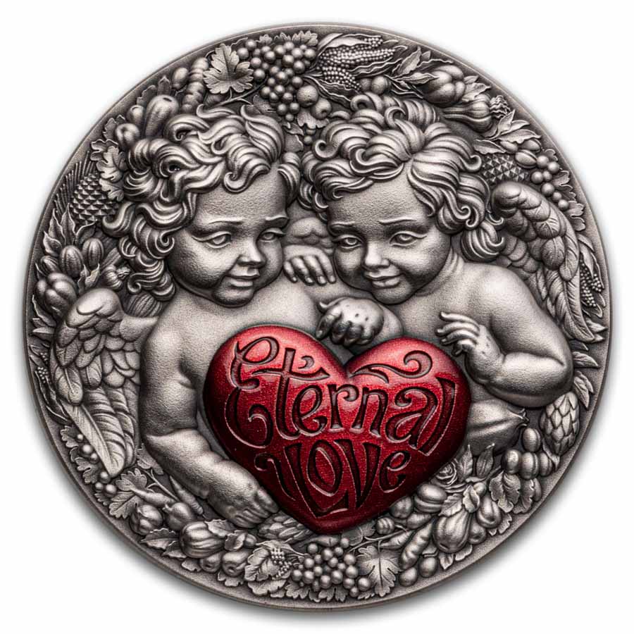 2026 Cameroon 1 oz Silver Celestial Beauty; Eternal Love