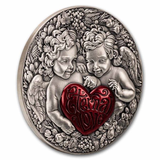 2026 Cameroon 1 oz Silver Celestial Beauty; Eternal Love