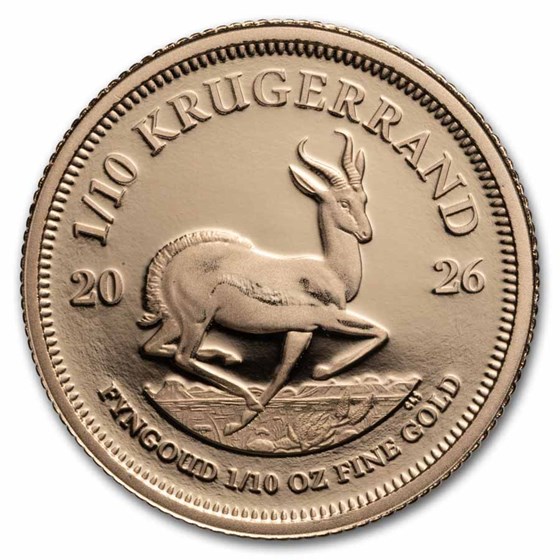 2026 South Africa 5-coin Gold Krugerrand Fractional Proof Set