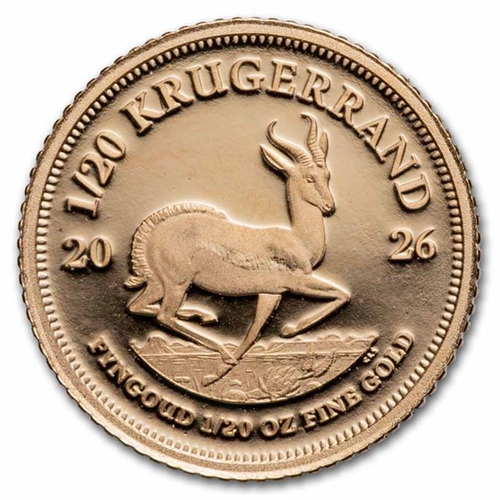 2026 South Africa 5-coin Gold Krugerrand Fractional Proof Set