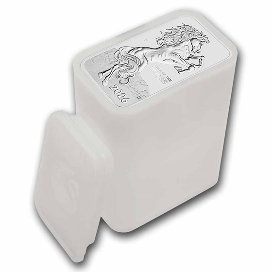 2026 AUS 1 oz Silver Rectangular Lunar Year of the Horse Coin