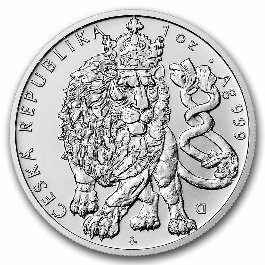 2026 Niue 1 oz Silver Czech Lion BU